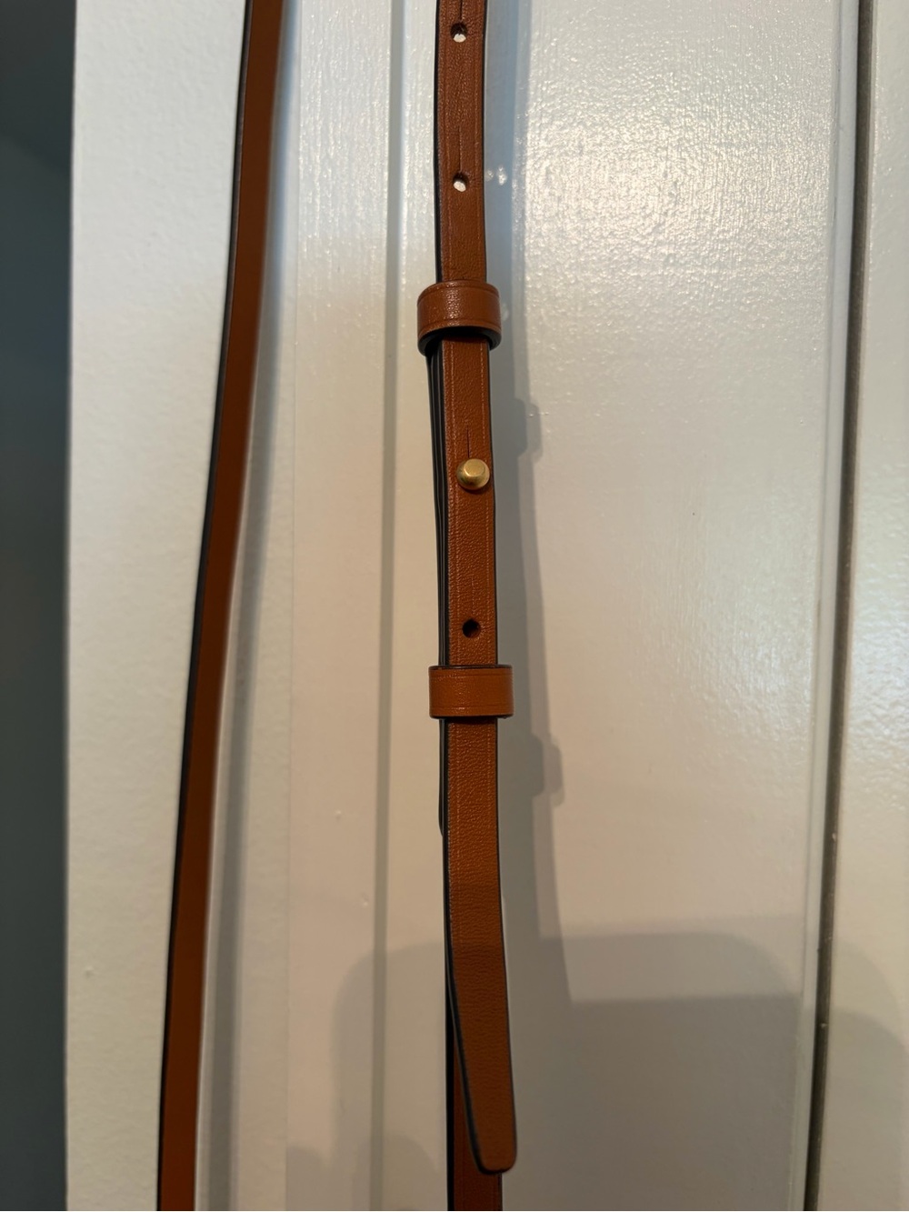 Tory Burch Leather Miller Phone Crossbody in Chestnut - Picture 2 of 8